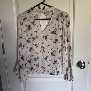American Eagle Flower Printed Top